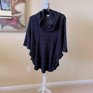 Joie Soft Grey Oversized Poncho, S